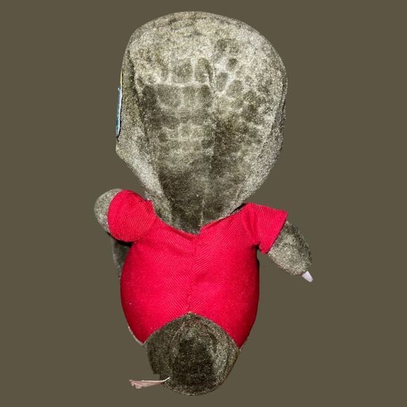 Jurassic Park Logo Universal Studios Exclusive Games Plush Dinosaur Green Raptor - Picture 2 of 3